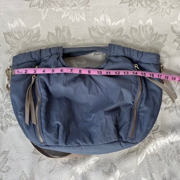 Vince Camuto Harlo Tote Pouchy Purse Handbag Crossbody Blue - Picture 12 of 16